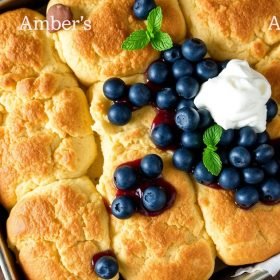 Sheet Pan Blueberry Shortcake