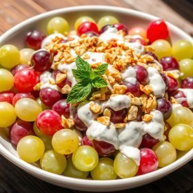 Grape Salad Masterpiece Recipe - Easy Summer Treat