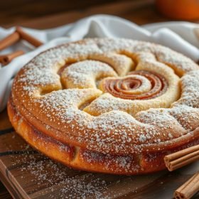 Cinnamon Sugar Crust Cake