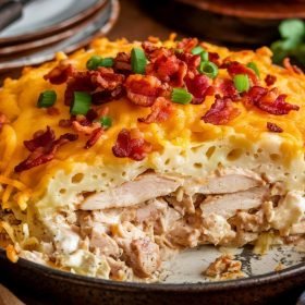 Loaded Potato Ranch Chicken Casserole Recipe