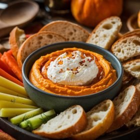 Easy Pumpkin Whipped Feta Dip | Perfect Fall Appetizer