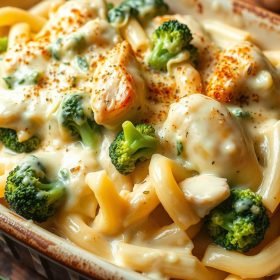 Chicken and Broccoli Baked Alfredo: A Comforting and Delicious Meal