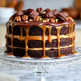 Decadent Chocolate Turtle Cake: A Classic Dessert