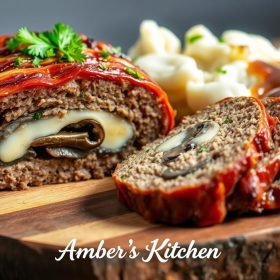 bacon mushroom swiss cheese meatloaf