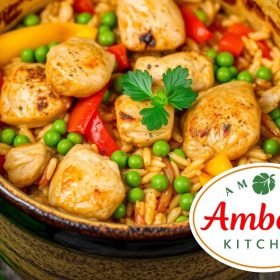 Easy Spanish Chicken and Rice Meal