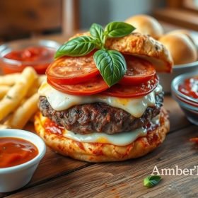 Delicious Pizza Burger