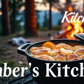 Mouthwatering Dutch Oven Peach Cobbler