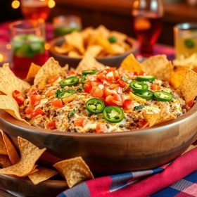 Easy Texas Trash Dip Recipe - Crowd-Pleasing Appetizer