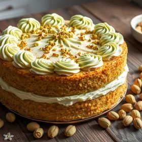 Easy Pistachio Cake Recipe: Moist, Flavorful, and Simple