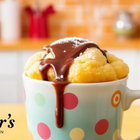 Quick & Easy 3 Ingredient Mug Cake | Ready in 2 Minutes