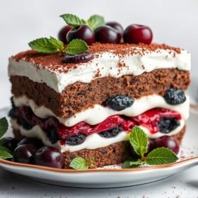 Black Forest Tiramisu