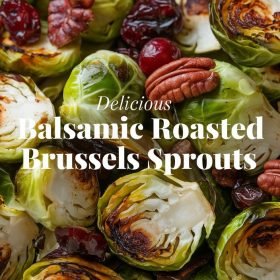 Delicious Balsamic Roasted Brussels Sprouts