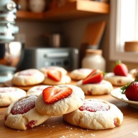 Strawberry Sugar Cookies