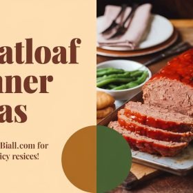Classic meatloaf dinner ideas served with creamy mashed potatoes and steamed green beans