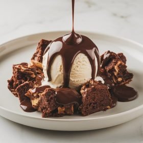 Delicious Oreo Dump Cake with layers of moist cake and crumbled Oreos, drizzled with rich chocolate sauce.