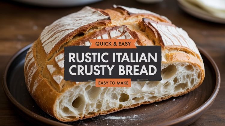 Rustic Italian Crusty Bread: A Timeless Homemade Delight