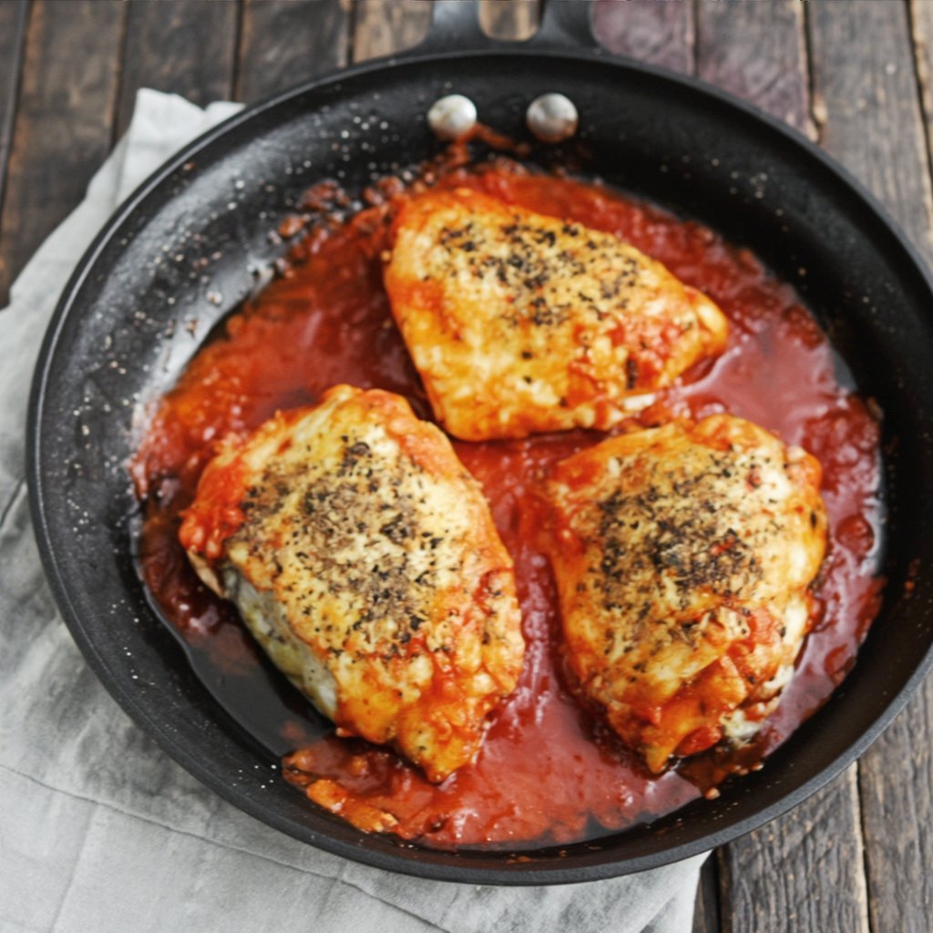 Stovetop Tomato Basil Chicken